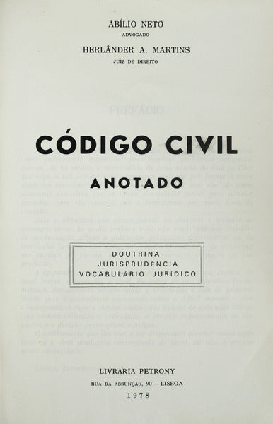 CÃ“DIGO CIVIL ANOTADO.