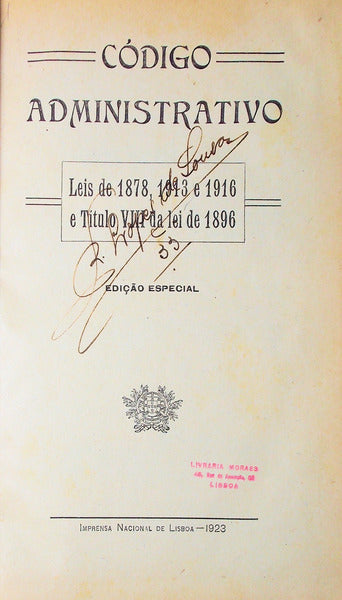 CÃ“DIGO ADMINISTRATIVO