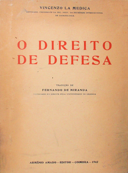 O DIREITO DE DEFESA.