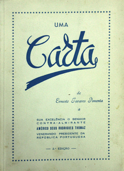 UMA CARTA. [2.Âª EDIÃ‡ÃƒO]