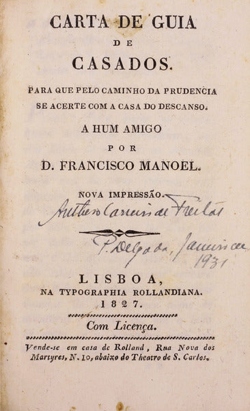 CARTA DE GUIA DE CASADOS.