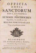 OFFICIA OMNIA SANCTORUM NOVA, ET PROPRIA