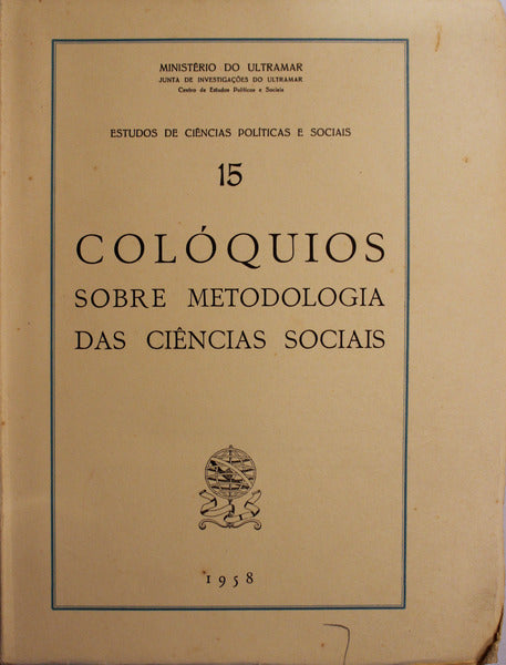 COLÃ“QUIOS SOBRE METODOLOGIA DAS CIÃŠNCIAS SOCIAIS.