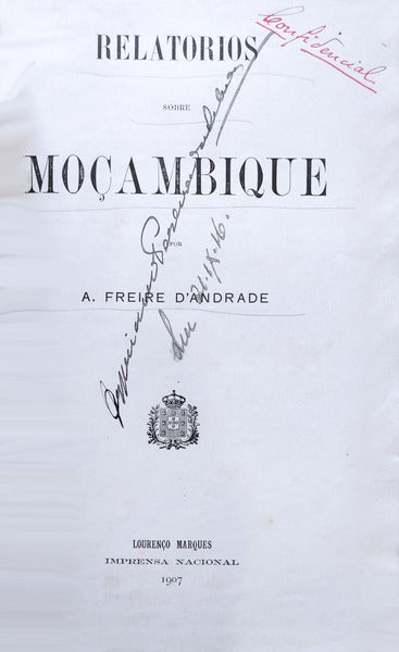 RELATORIOS SOBRE MOÃ‡AMBIQUE.