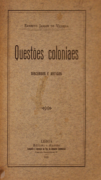QUESTÃ•ES COLONIAES.