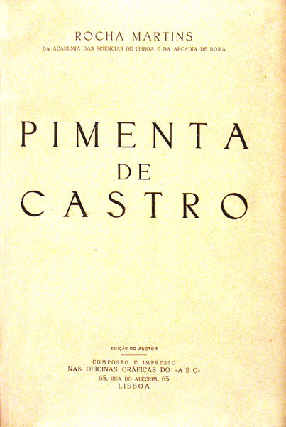 PIMENTA DE CASTRO.