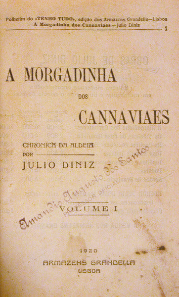 A MORGADINHA DOS CANNAVIAES. [ED. 1920]