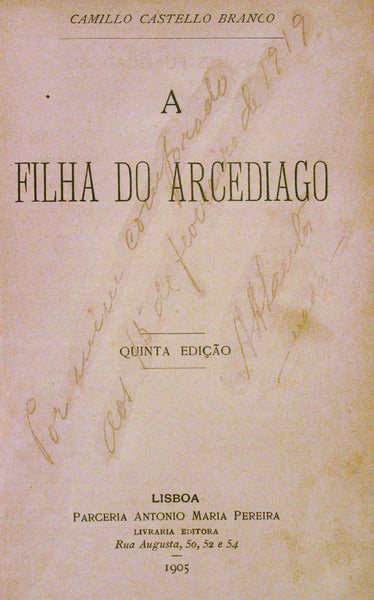 A FILHA DO ARCEDIAGO. [5.Âª EDIÃ‡ÃƒO]
