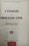 CÃ“DIGO DE PROCESSO CIVIL. DECRETO-LEI NÂº 44 129, DE 28 DE DEZEMBRO DE 1961.