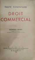 TRAITÃ‰ Ã‰LÃ‰MENTAIRE DE DROIT COMMERCIAL.