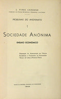 SOCIEDADE ANÃ“NIMA. ENSAIO ECONÃ“MICO.