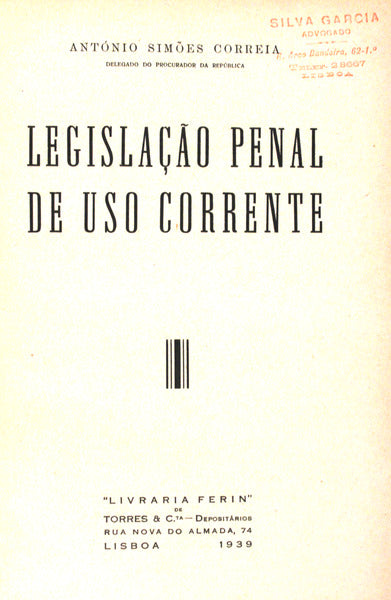 LEGISLAÃ‡ÃƒO PENAL DE USO CORRENTE
