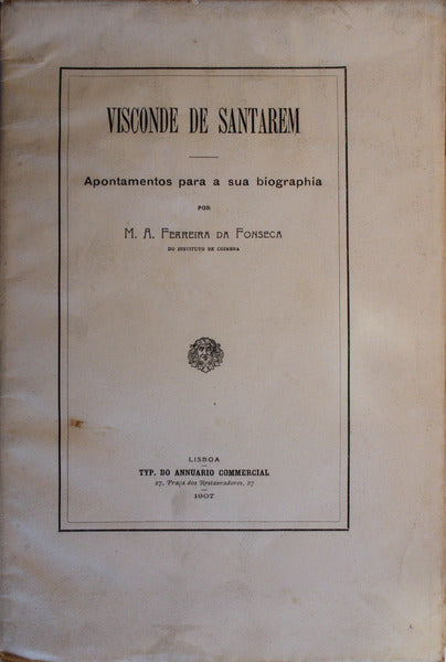 VISCONDE DE SANTAREM.