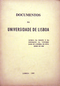 DOCUMENTOS DA UNIVERSIDADE DE LISBOA.
