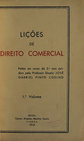LIÃ‡Ã•ES DE DIREITO COMERCIAL. [2 VOLS.]