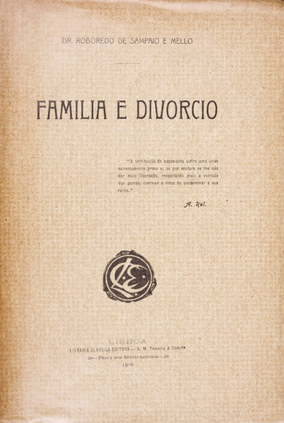 FAMILIA E DIVORCIO.