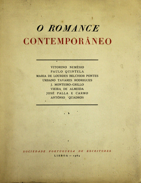 O ROMANCE CONTEMPORÃ‚NEO.