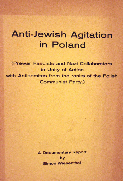 ANTI-JEWISH AGITATION IN POLAND.