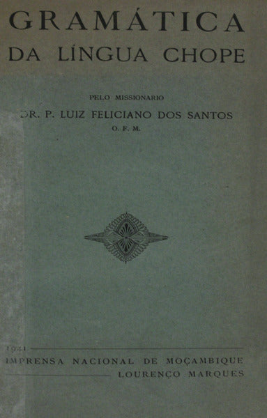 GRAMÃTICA DA LÃNGUA CHOPE.