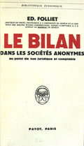 LE BILAN DANS LES SOCIÃ‰TÃ‰S ANONYMES.