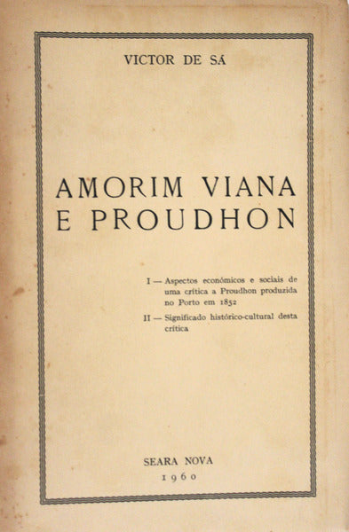 AMORIM VIANA E PROUDHON.