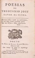 POESIAS DE THEOTONIO JOZÃ‰ XAVIER DA CUNHA.