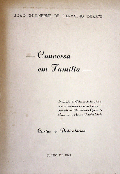 CONVERSA EM FAMÃLIA.
