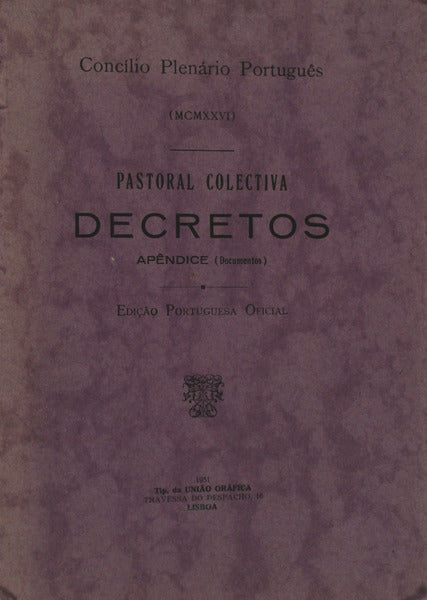 CONCÃLIO PLENÃRIO PORTUGUÃŠS.