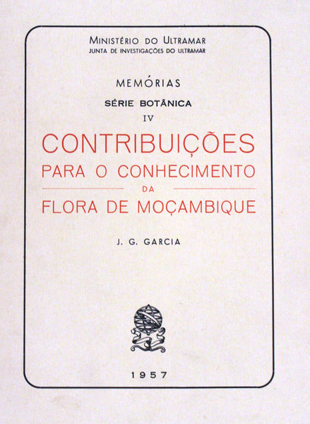 CONTRIBUIÃ‡Ã•ES PARA O CONHECIMENTO DA FLORA DE MOÃ‡AMBIQUE