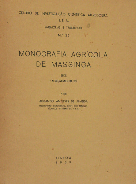 MONOGRAFIA AGRÃCOLA DE MASSINGA.