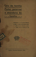 LEIS DA FAMÃLIA PODER PATERNAL E ABANDONO DA FAMÃLIA.