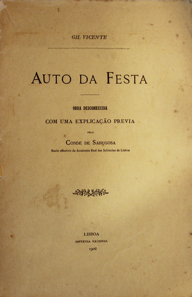 AUTO DA FESTA.