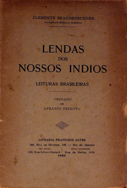 LENDAS DOS NOSSOS INDIOS.