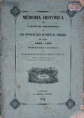 MEMORIA HISTORICA SOBRE O INTENTADO DESCOBRIMENTO DE UMA SUPPOSTA ILHA AO NORTE DA TERCEIRA.