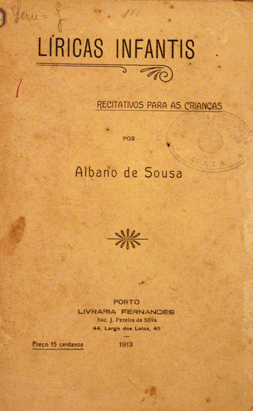 LÃRICAS INFANTIS: Recitativos para as crianÃ§as.