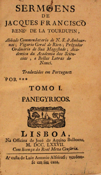 SERMOENS DE JACQUES FRANCISCO RENÃ‰ DE LA TOURDUPIN,