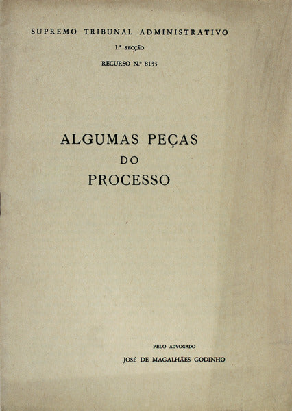 ALGUMAS PEÃ‡AS DO PROCESSO.
