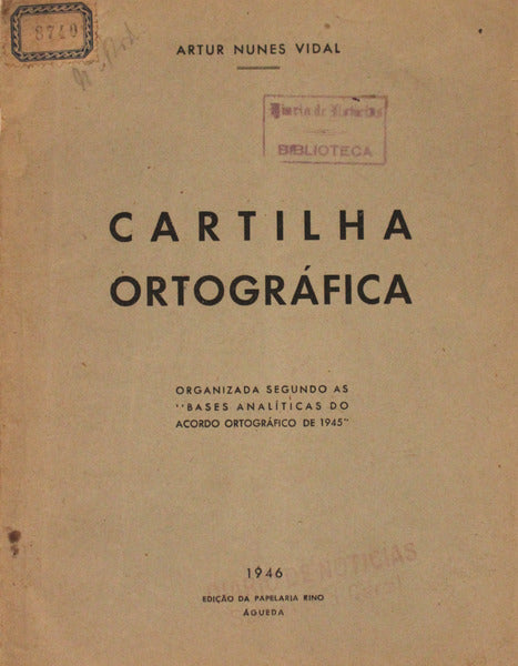 CARTILHA ORTOGRÃFICA.