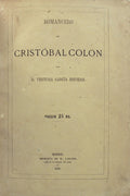 ROMANCERO DE CRISTOBAL COLON,