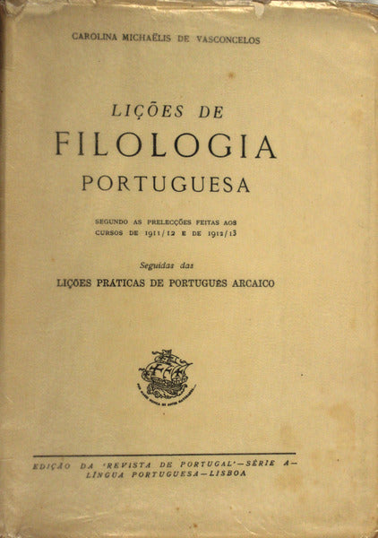LIÃ‡Ã•ES DE FILOLOGIA PORTUGUESA.