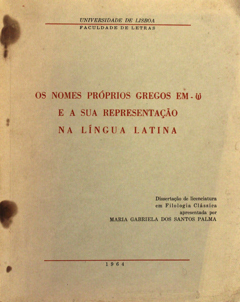 OS NOMES PRÃ“PRIOS EM -