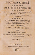 DOUTRINA CHRISTÃƒ EM FORMA DE LIÃ‡Ã•ES DE PIEDADE.