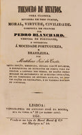 THESOURO DE MENINOS. OBRA CLASSICA DIVIDIDA EM TRES PARTES, [1851]