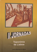 II JORNADAS SOBRE TOPONÃMIA DE LISBOA.