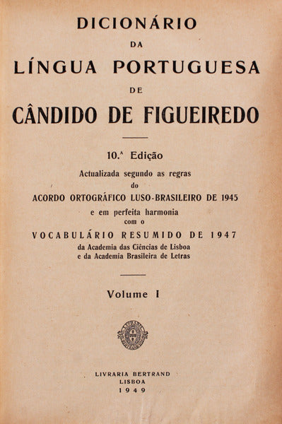 DICIONÃRIO DE LINGUA PORTUGUESA