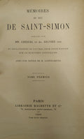 MÃ‰MOIRES DU DUC DE SAINT-SIMON