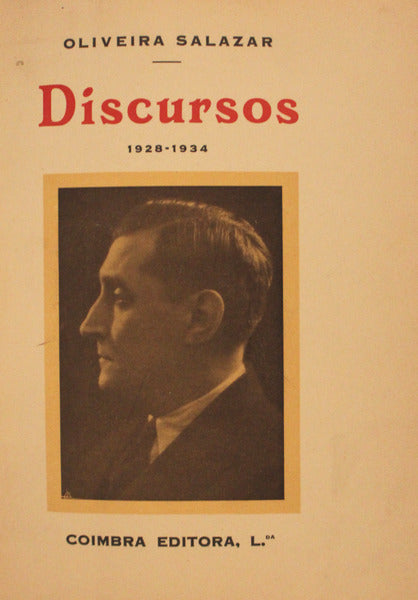 DISCURSOS. 1928-1934. [1.Âª EDIÃ‡ÃƒO - ENC. ARTÃSTICA]