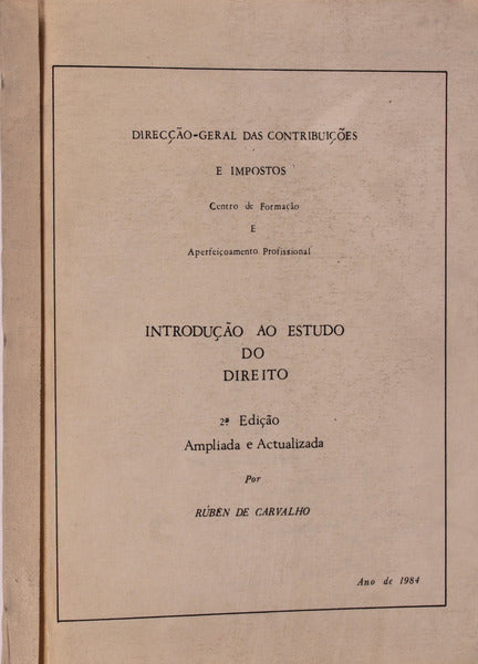 INTRODUÃ‡ÃƒO AO ESTUDO DO DIREITO.