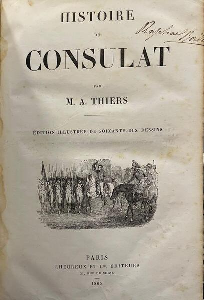 HISTOIRE DU CONSULAT.