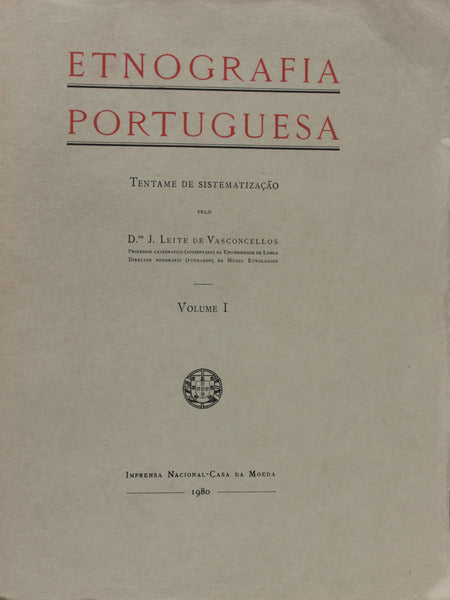 ETNOGRAFIA PORTUGUESA. 8 VOLS.]